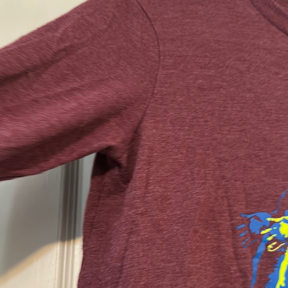 Place Brown and Yellow Long Sleeve Tee with Sporty Graphic - Picture 7 of 9